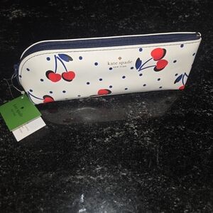 Kate Spade Cherry Print Pencil Bag